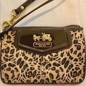 New Coach Wristlet… Leopard